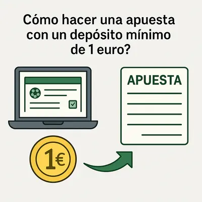 casa de apuestas depósito mínimo 1 euro