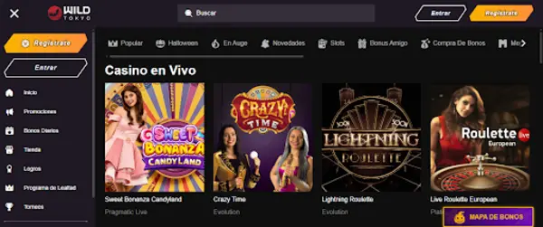wild tokyo casino